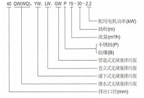 WQ潛水排污泵 無堵塞排污泵 WQ(圖1)