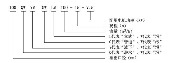 QW潛水排污泵 無堵塞排污泵 移動排污泵 QW(圖1)
